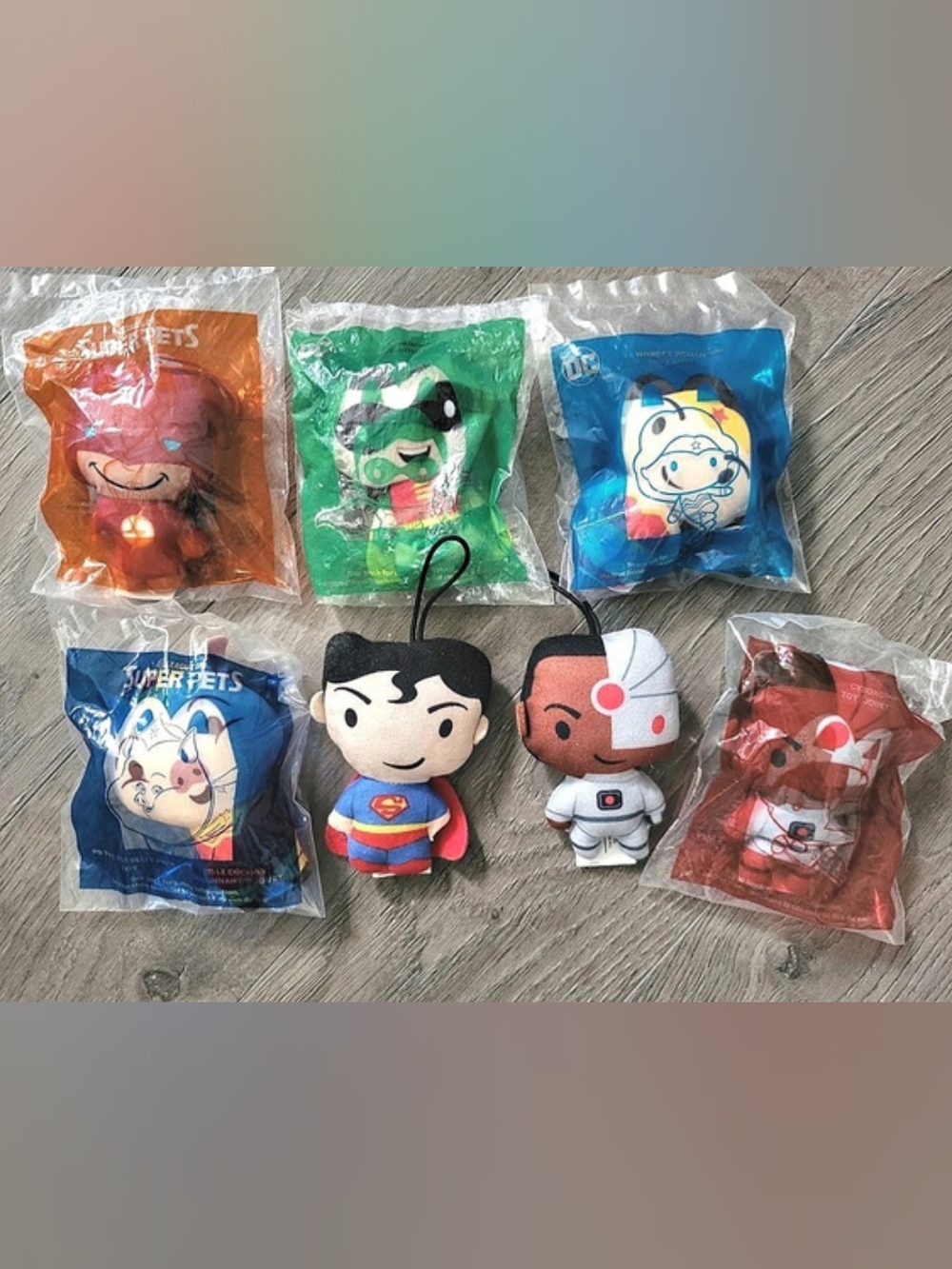 McDonald's DC League of Super-Pets Happy Meal Plush Toys